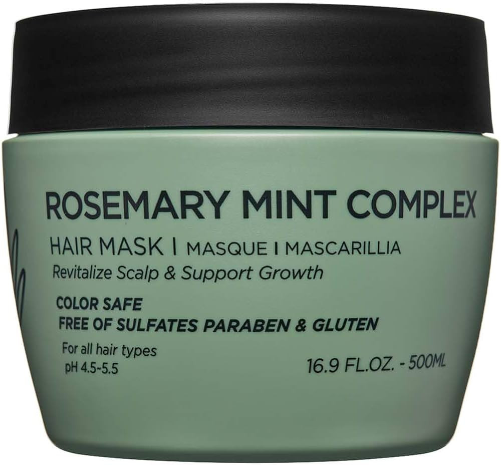 Luseta Rosemary Mint Hair Mask for Dry Damaged Hair Strengthening Hair Treatment for Thinning Hai... | Amazon (US)
