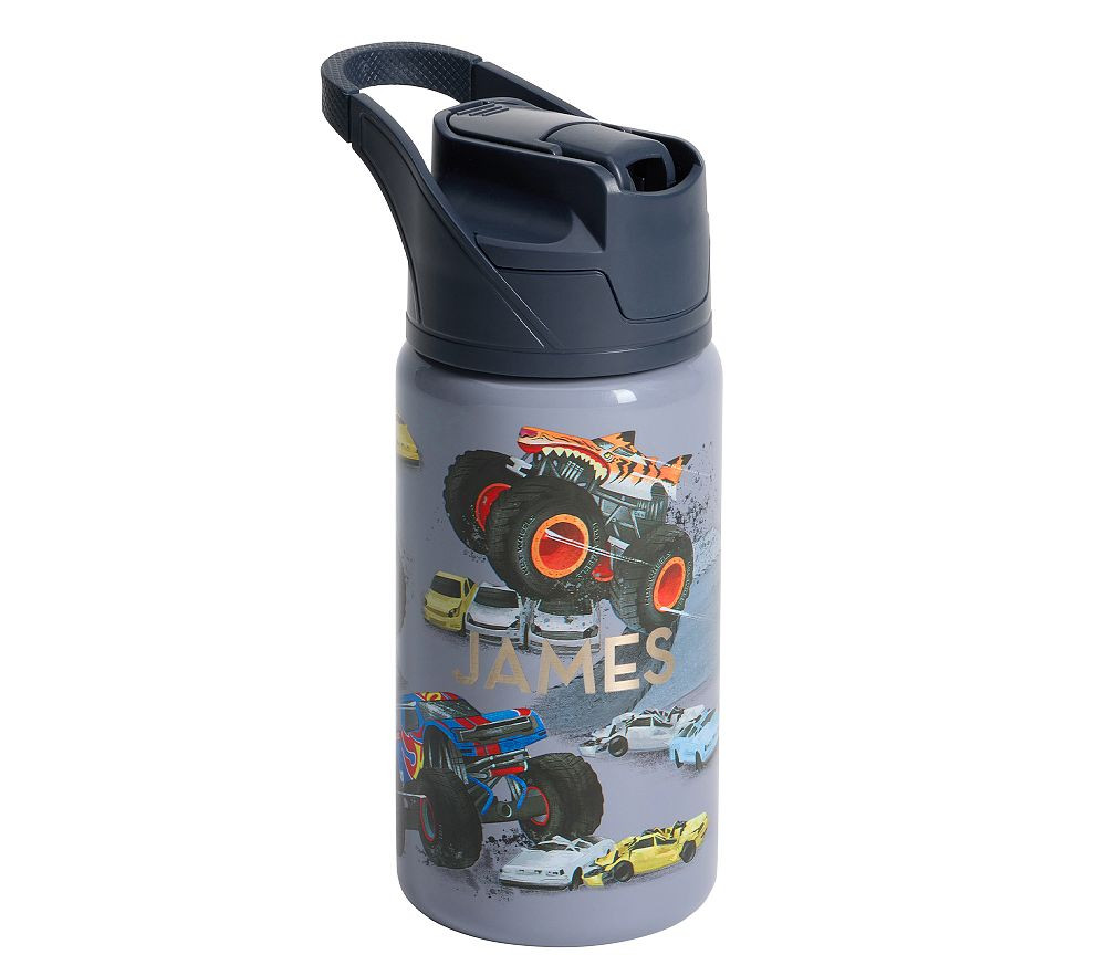 Hot Wheels\u2122 Monster Trucks Mackenzie Water Bottle | Pottery Barn Kids