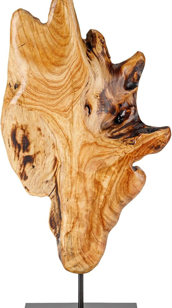 THY COLLECTIBLES Irregular Handcarved Root Wood Sculpture, Wood Tabletop Abstract Standing Sculpt... | Amazon (US)