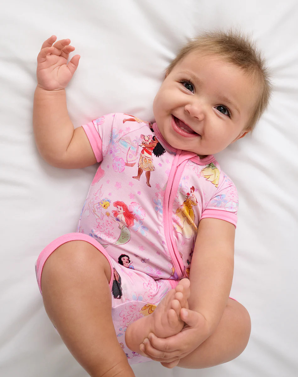 Disney Princess Garden Shorty Zippy | Little Sleepies