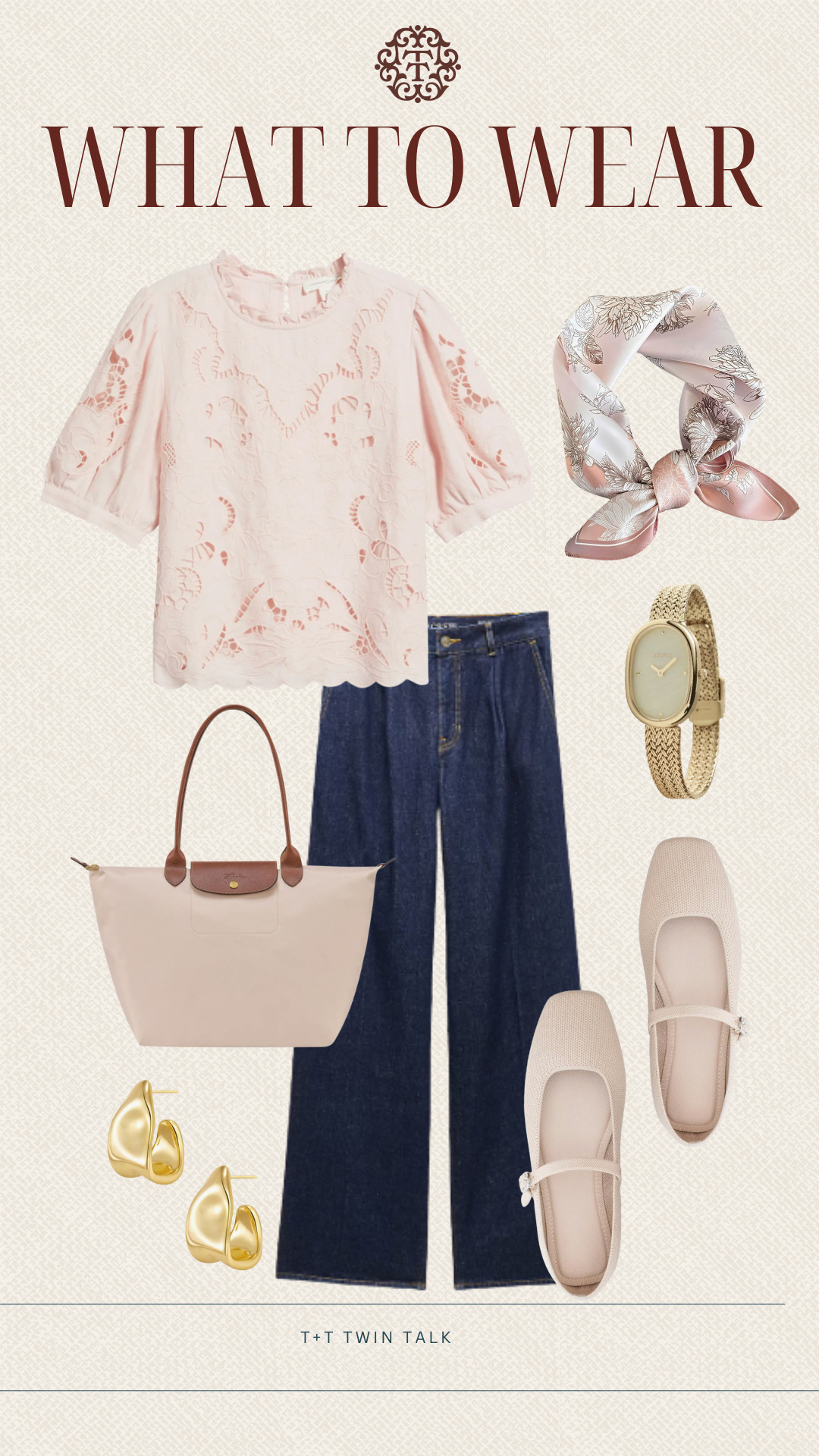 This Nordstrom embroidered top pairs perfectly with a classic denim from J. Crew. While also adding a simple scarf and earrings from amazon. This is a perfect outfit for a girls day! 

 #LTKSeasonal #LTKOver40 #LTKMidsize