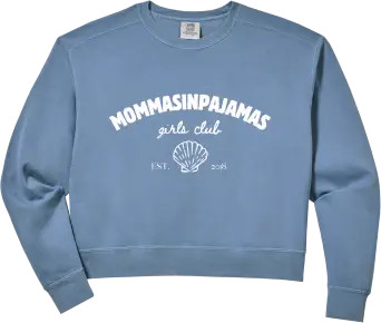 Womens Mommas Girls Club Comfort Colors Crop Sweatshirt | Amazon (US)