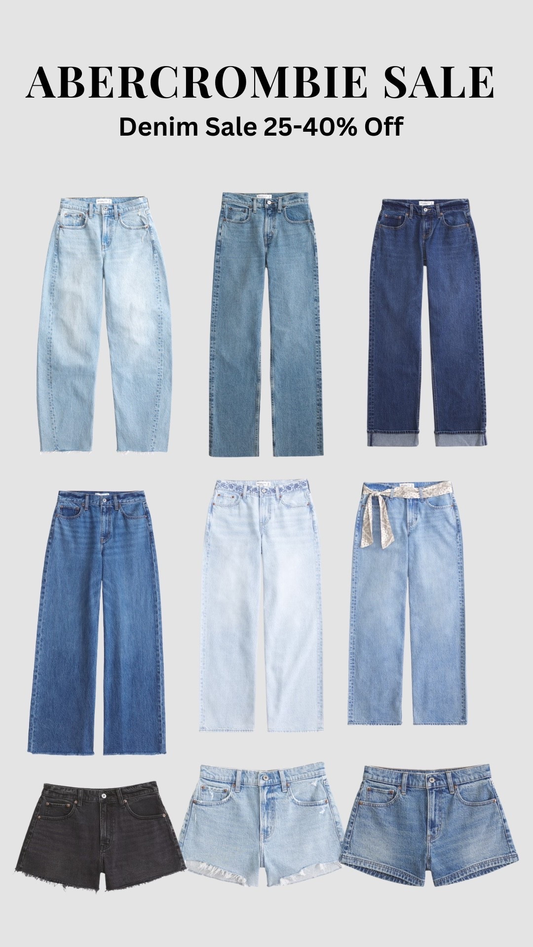 Abercrombie Denim Sale 25-40% Off 👖

Code AFKATHLEEN for extra savings ☀️

#LTKSaleAlert #LTKootd #LTKgrwm