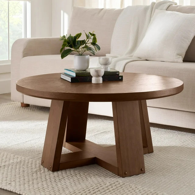 Better Homes & Gardens Ezra Coffee Table, Walnut finish | Walmart (US)