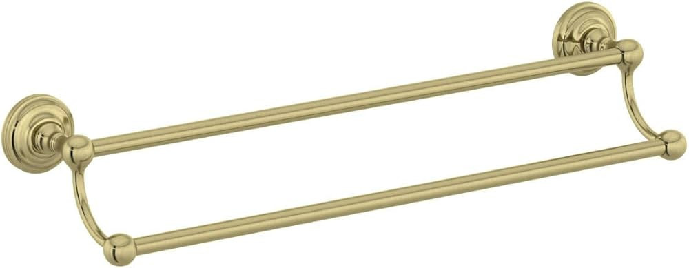 The Bath Co. 1805 antique gold double towel bar | Amazon (UK)