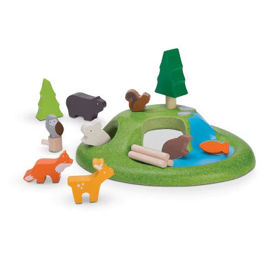 Plantoys| Animal Wooden Figure Set | Target