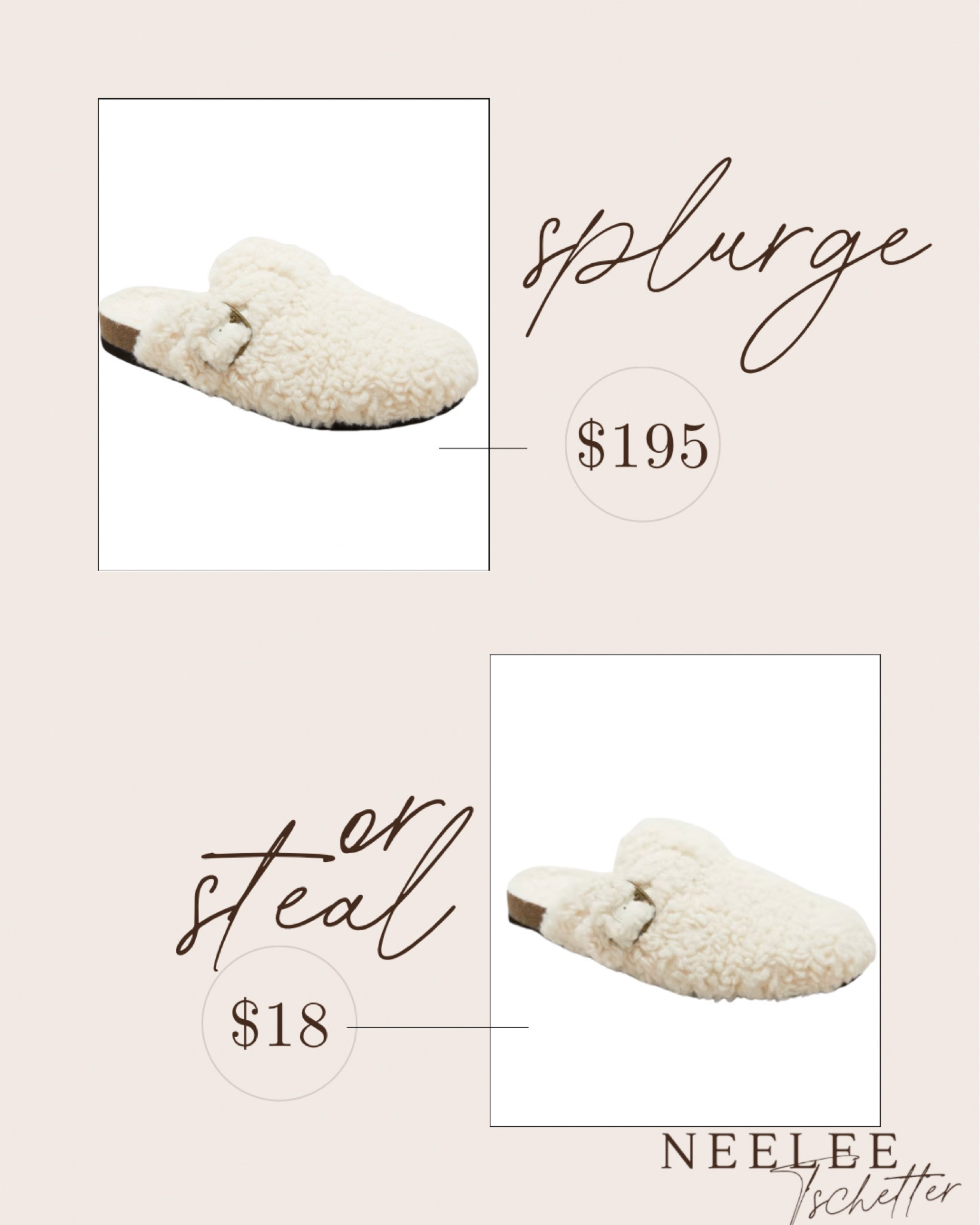 ✨ Step into luxury without breaking the bank! ✨

Original Designer Slippers for $195 vs. Chic Dupe Slippers now ONLY $18 (Reg. $30)! 🙌

Why spend more when you can look just as fabulous for less? These dupe slippers give you all the designer vibes without the hefty price tag! 

Limited stock – grab yours NOW and treat your feet to high-end comfort! 💁‍♀️

#DesignerDupe #AffordableLuxury #SlipperGoals 

#LTKHoliday #LTKSaleAlert #LTKCyberWeek