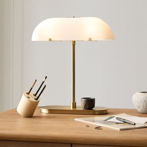Reynolds Glass Table Lamp (17") | West Elm (US)