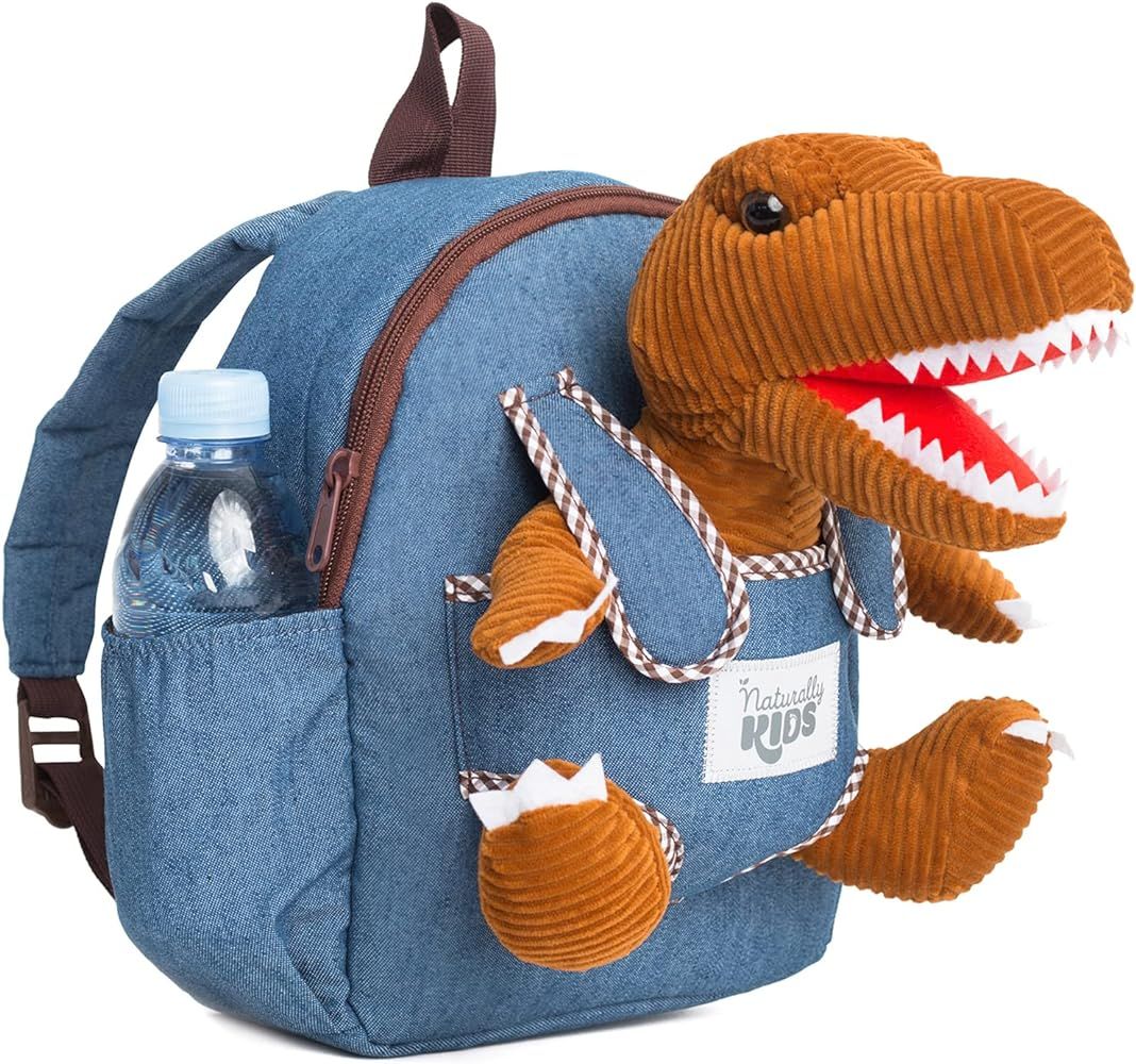 Naturally KIDS Mochila para niños pequeños con animales de peluche, regalos para niños de 3, 4... | Amazon (US)