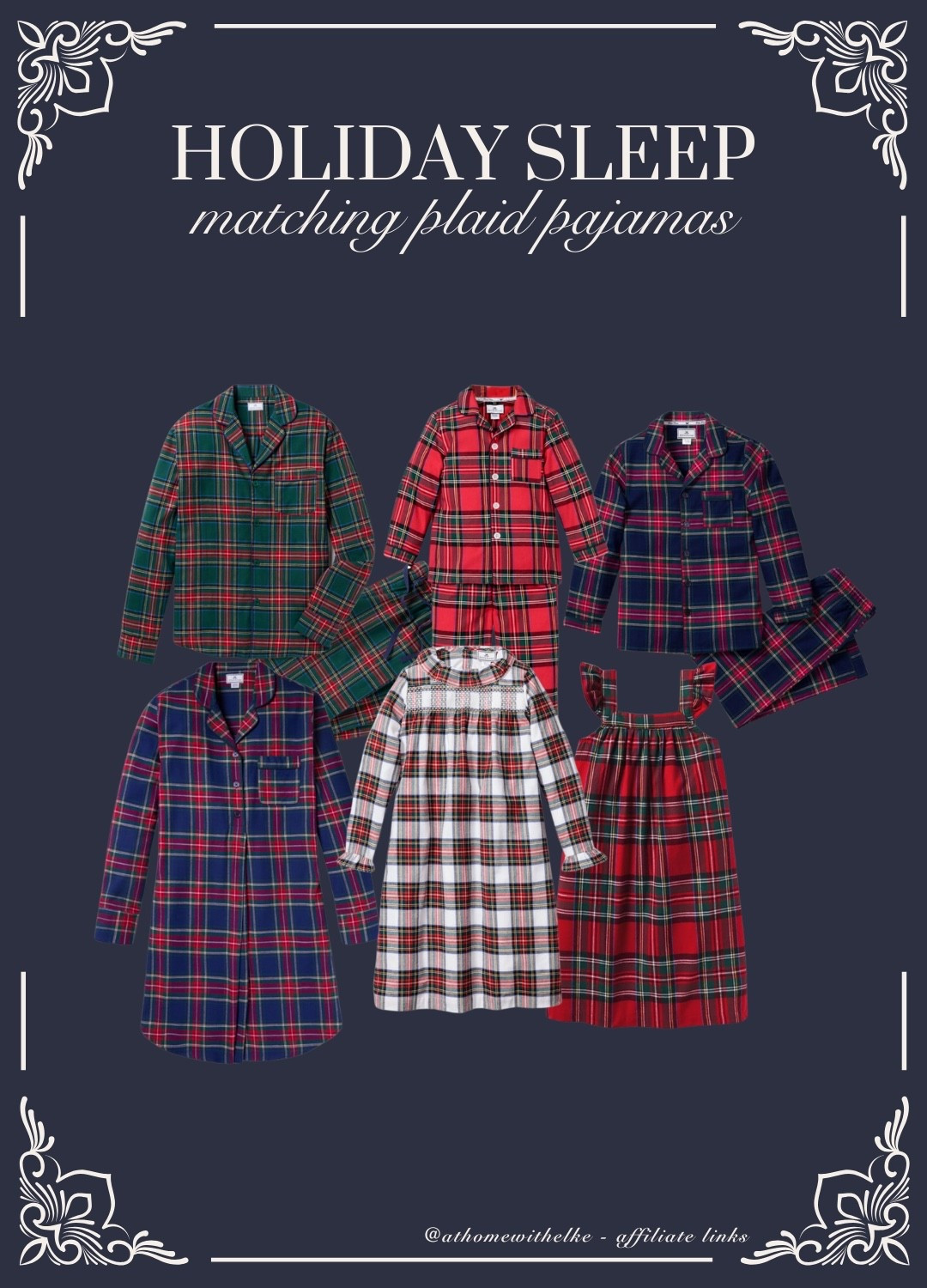 Family holiday matching pajamas. Sleepwear from Petite Plume on Maisonette, tartan, plaid, classic. 
Use code Holiday2025!

#LTKSaleAlert #LTKCyberWeek #LTKHoliday