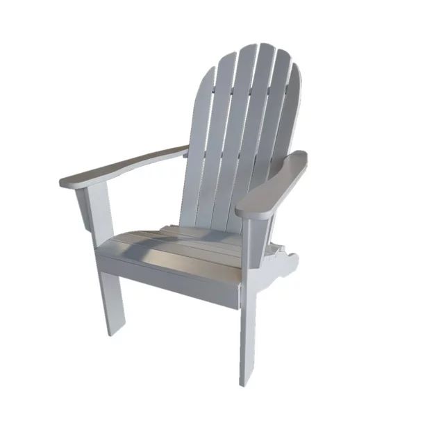 Mainstays Wood Outdoor Adirondack Chair, White Color | Walmart (US)