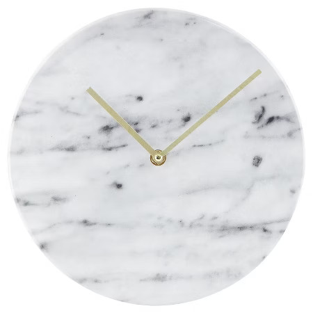 10" Faux-Marble Wall Clock - Threshold™ | Target