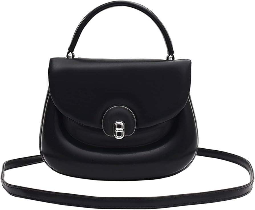 Trend Small Crossbody Bags for Women Luxury Design Women PU Leather Handbags and Purses | Amazon (US)