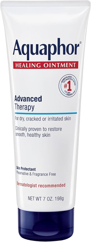 Aquaphor Healing Ointment Advanced Therapy Skin Protectant, Dry Skin Body Moisturizer, 7 Oz Tube | Amazon (US)