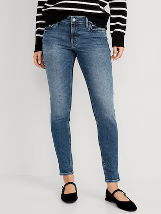 Mid-Rise Rockstar Super-Skinny Jeans | Old Navy (US)