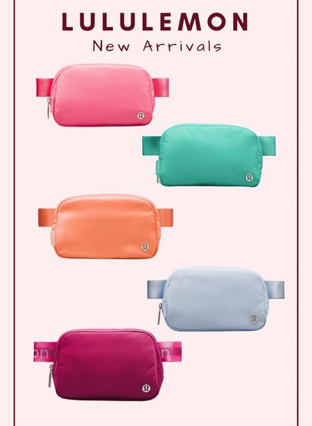 The Lululemon belt bags are here in some super fun colors for spring and summer! Basics available too of course! Which color is your favorite? 

#LTKfindsunder100 #LTKSeasonal #LTKfindsunder50