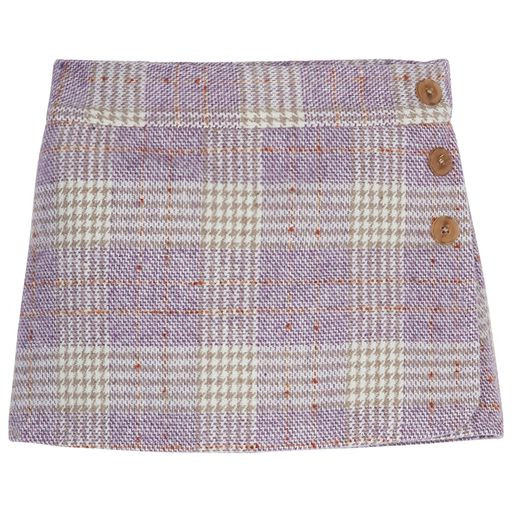 Bisby Mini Skort- Lilac Tweed | JoJo Mommy