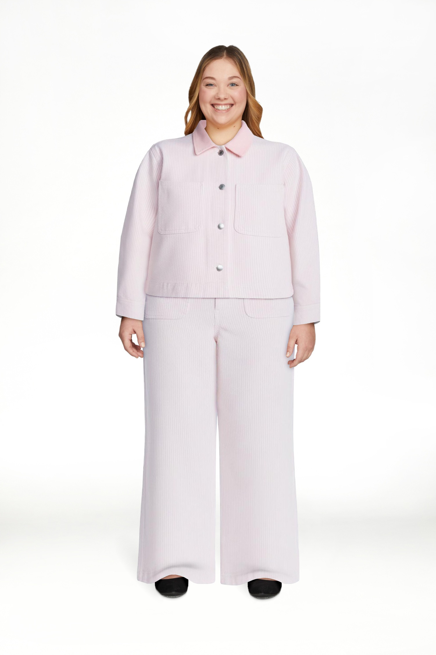 Free Assembly Women's Cropped Cotton Chore Jacket, Sizes XS-XXL | Walmart (US)