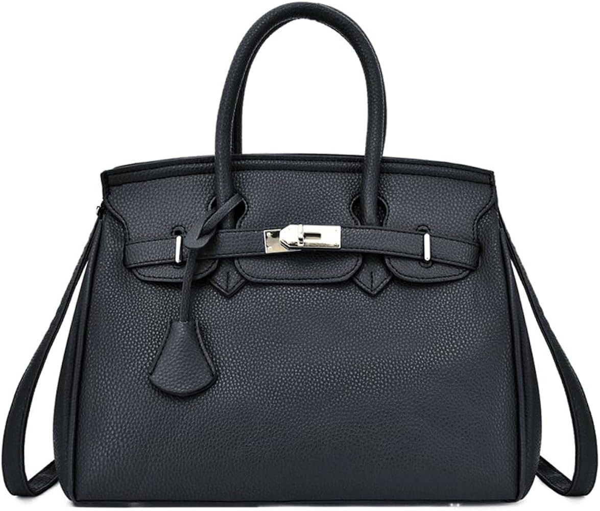 Women's Top Handle Satchel with Detachable Strap Ladies Designer Leather Crossbody Bag | Amazon (US)