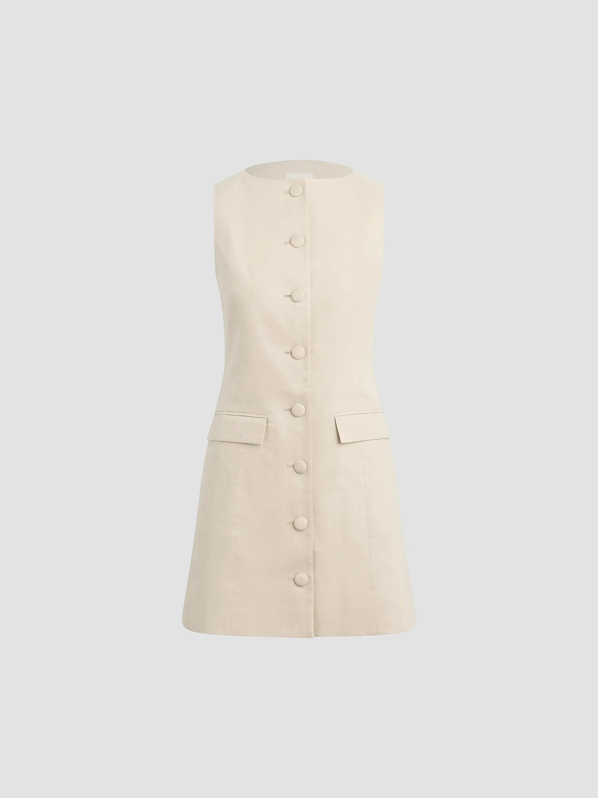 Favorite Daughter The Cece Linen-Blend Minidress | Saks Fifth Avenue | Saks Fifth Avenue
