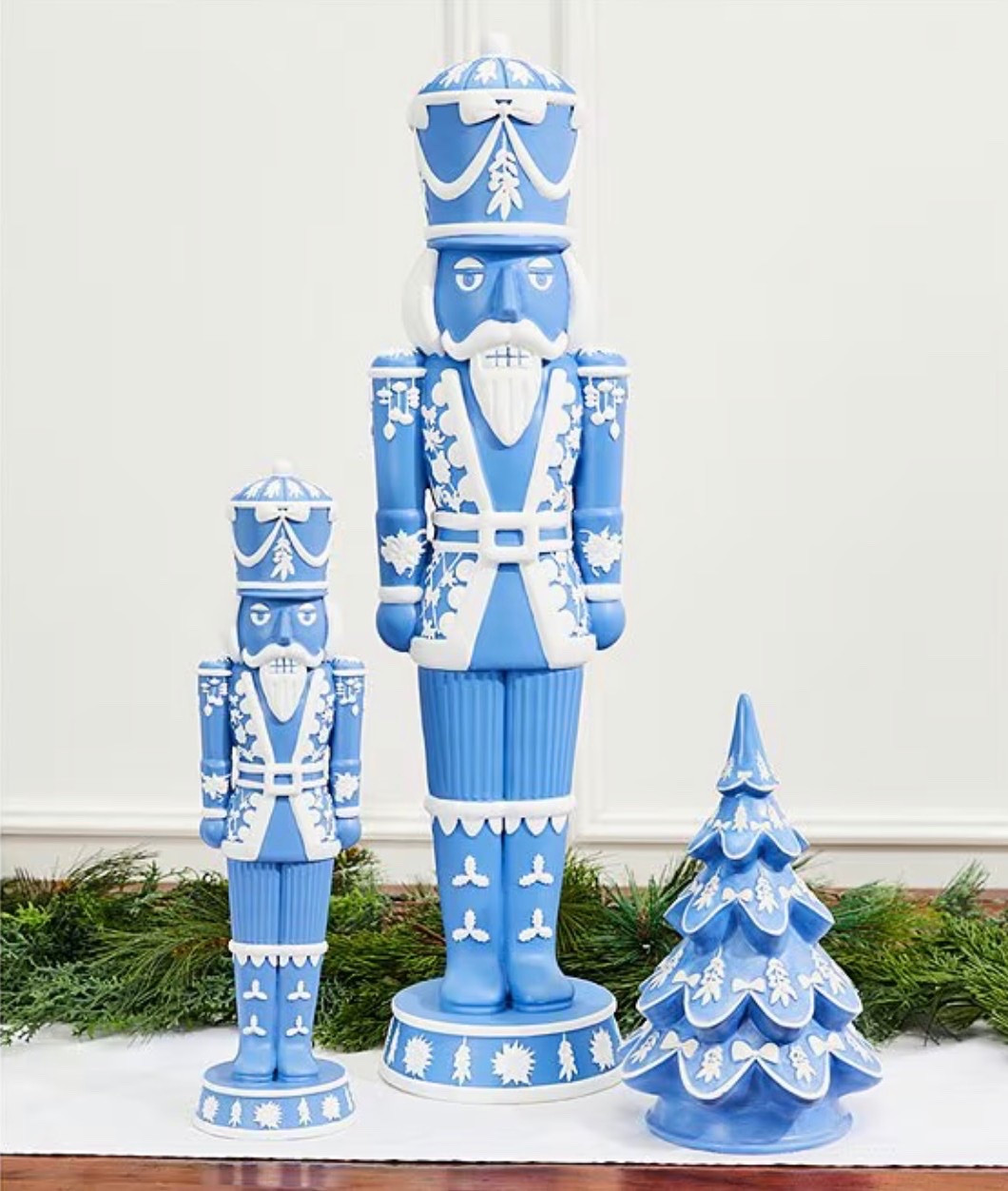 Wedgwood inspired nutcrackers 🥰💙

Christmas decor, Dillards finds, southern living, blue and white decor, blue and white Christmas, grandmillennial home

#LTKSeasonal #LTKHome