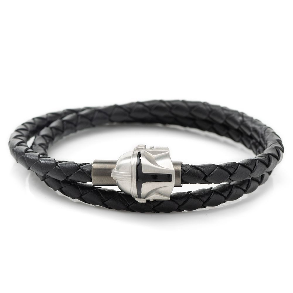 The Mandalorian Helmet Double Wrap Bracelet – Star Wars | Disney Store