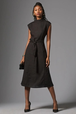 Porridge Modern Belted Column Dress | Anthropologie (US)
