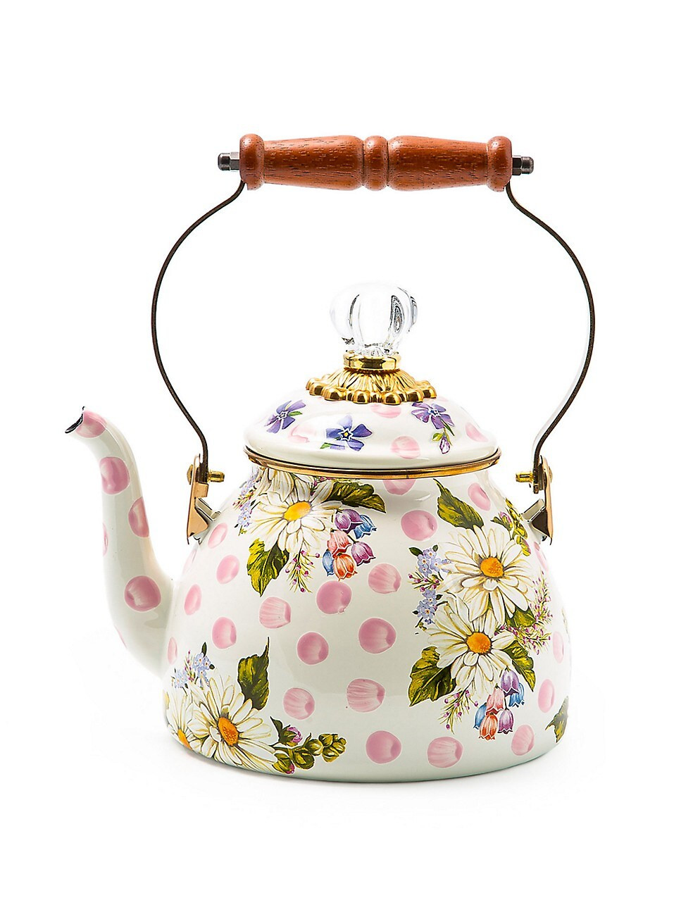 Wildflowers Enamel 2-Quart Tea Kettle | Saks Fifth Avenue