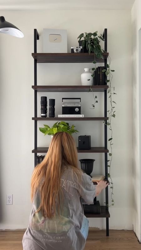 The perfect dark wood shelf for any space! It comes in several different color way options and is on sale on Nathan James for cyber week  

#LTKCyberWeek #LTKhome #LTKVideo