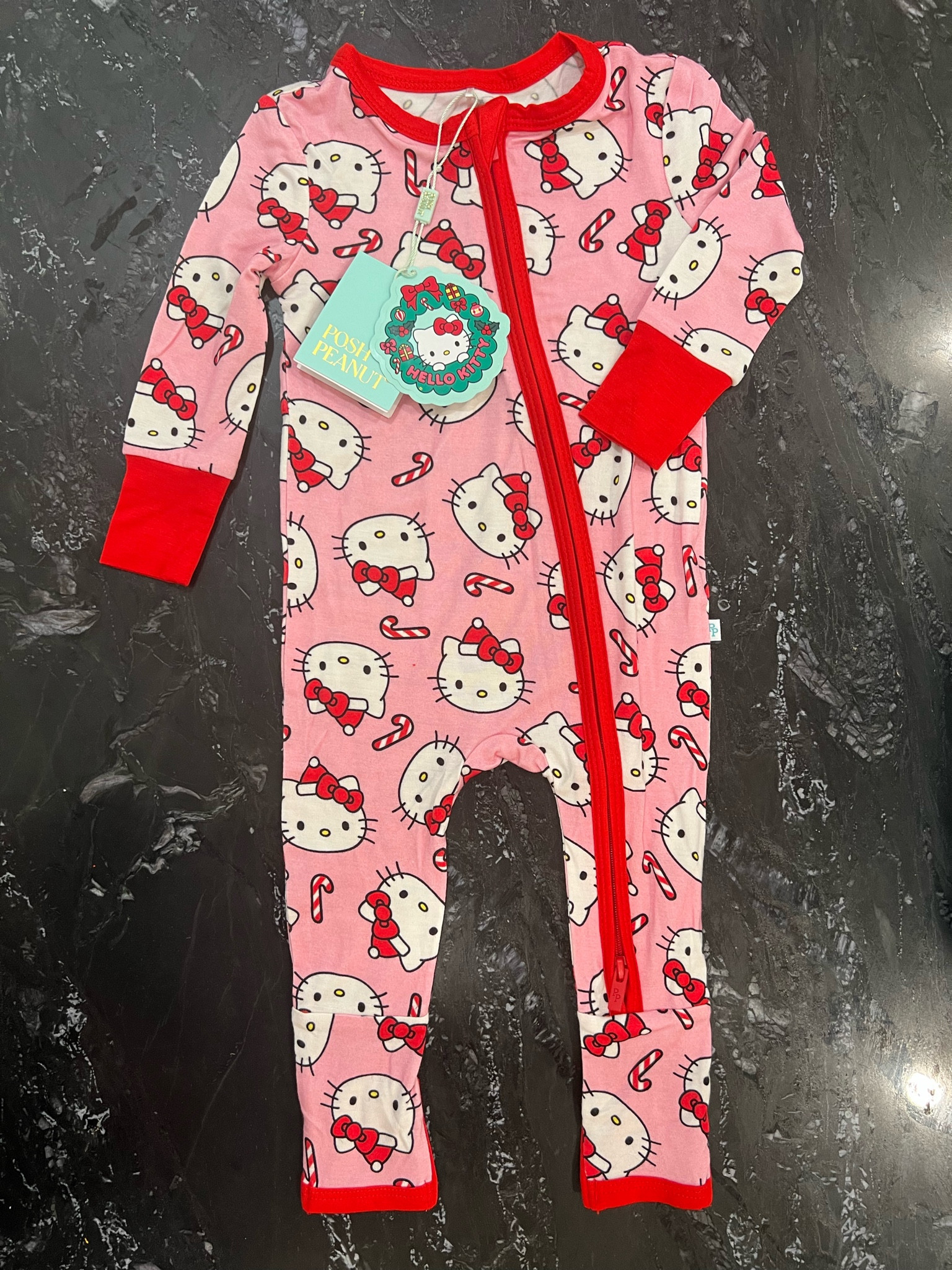 Hello kitty Christmas pajama! Sooo very soft bamboo one piece sleeper! 

#LTKSeasonal #LTKHoliday #LTKbaby
