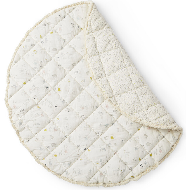 Playmats | Magical Forest Play Mat, Cream/Yellow Multi (Prints) | Pehr from Maisonette | Maisonette