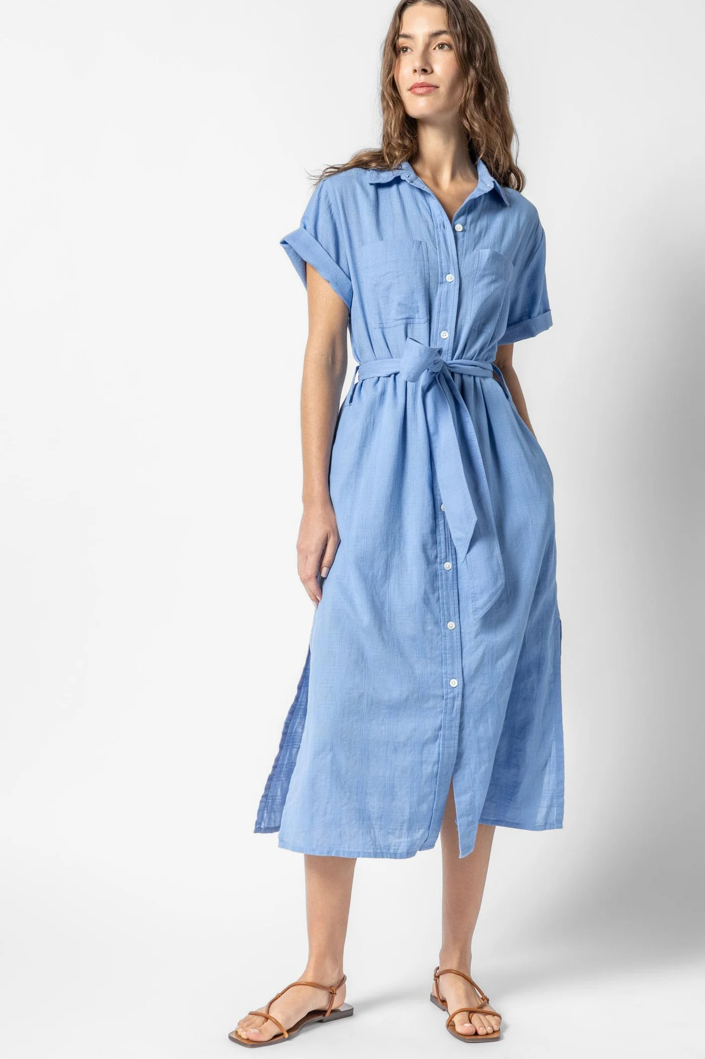 Belted Shirt Dress | Lilla P