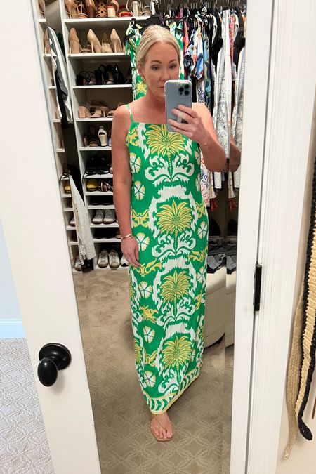 Vacation outfit idea or summer wedding guest dress. Wearing size 6. 

#LTKOver40 #LTKTravel #LTKWedding