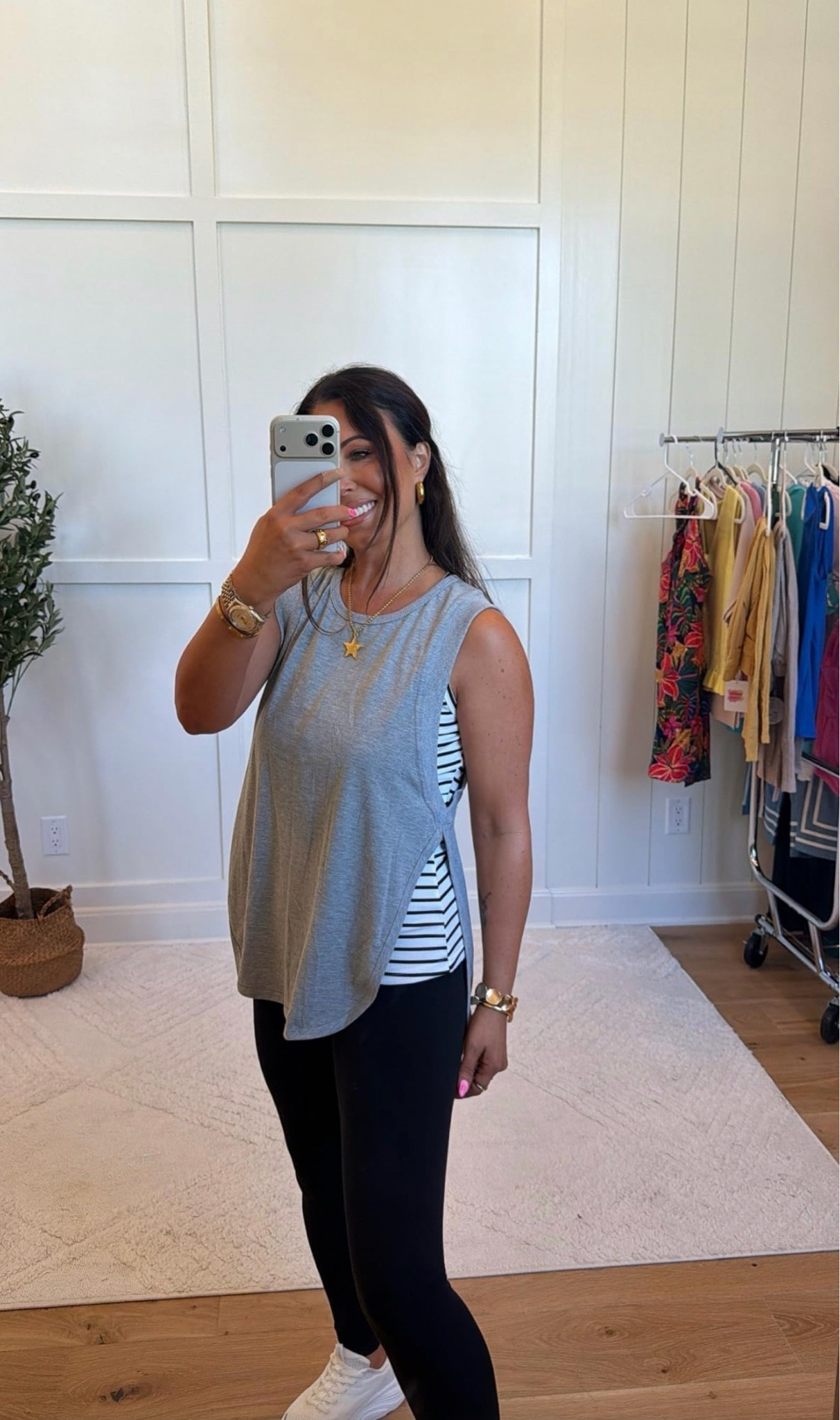 The easiest throw-on-and-go outfit! 🤍 This layered tank gives you the look of styling without any of the effort. Paired with buttery-soft leggings and comfy sneakers, it's perfect for errands, school drop-offs, travel, or everyday wear. So cute, so comfy, and you'll reach for it on repeat! 🖤✨ #LTKStyle #LTKFinds #AmazonFashion #MomStyle #EverydayOutfit #CasualChic #ComfyStyle #OOTD #FallTransition #AffordableFashion

#LTKdayinmylife #LTKgrwm #LTKootd