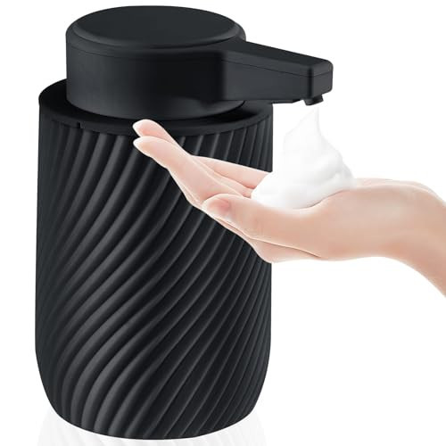 Automatic Soap Dispenser, Touchless Dish Soap Dispenser 10oz/300ml, Rechargeable Foam Hand Soap Dispenser for Bathroom Kitchen Black | Amazon (US)
