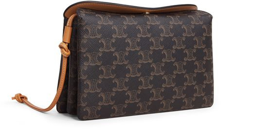 Trio flap in Triomphe canvas and lambskin - CELINE | 24S (APAC/EU)