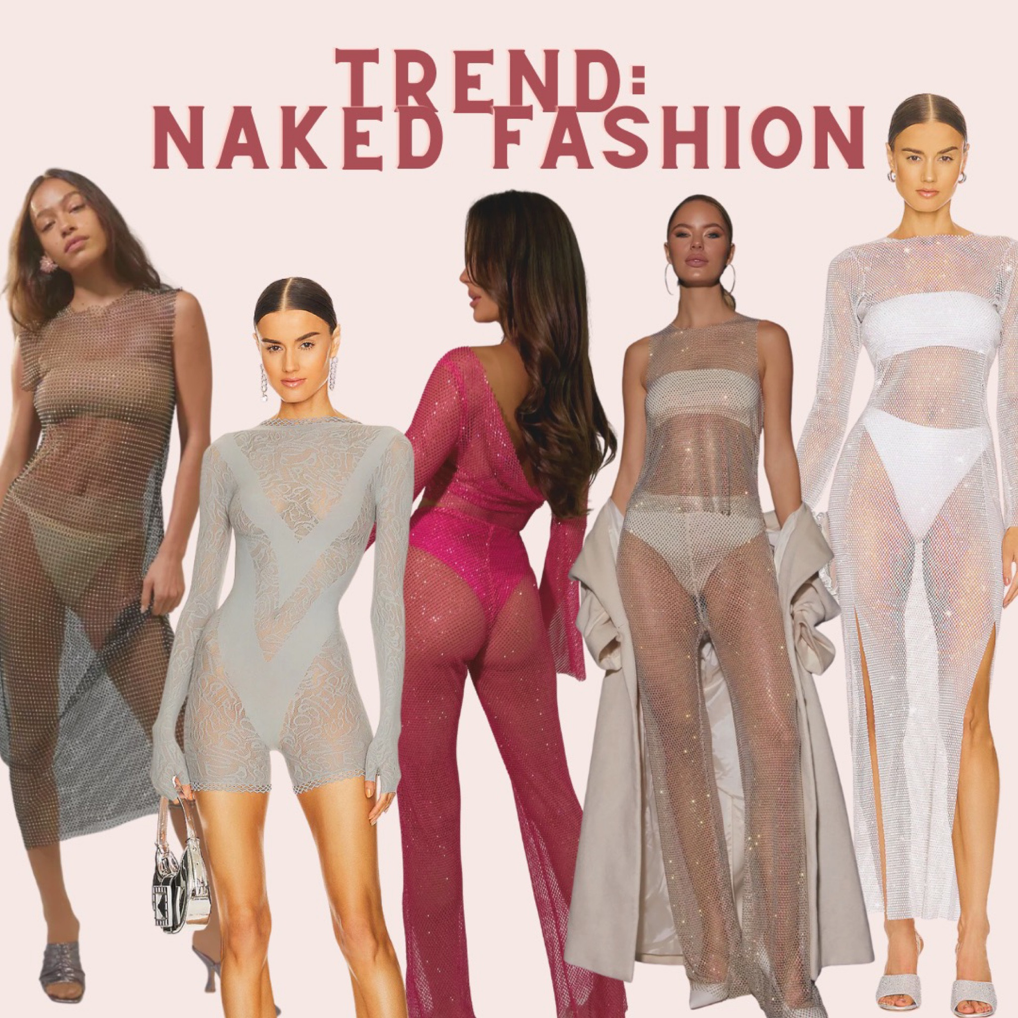love this trend so much!!! so fun for birthday party outfits, bachelorette parties, or just general it girl energy :) mesh dresses, naked fashion

#LTKstyletip #LTKSeasonal #LTKwedding