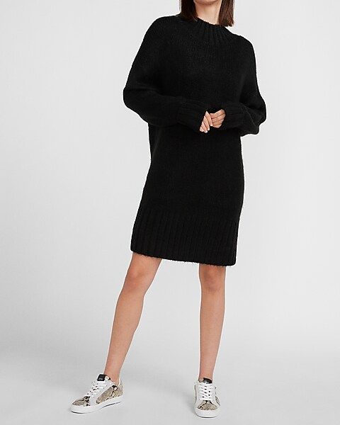 Express X You Mock Neck Sweater Dress | Express