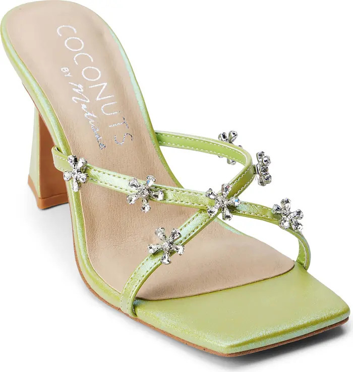Coconuts by Matisse Levi Crystal Flower Slide Sandal (Women) | Nordstrom | Nordstrom