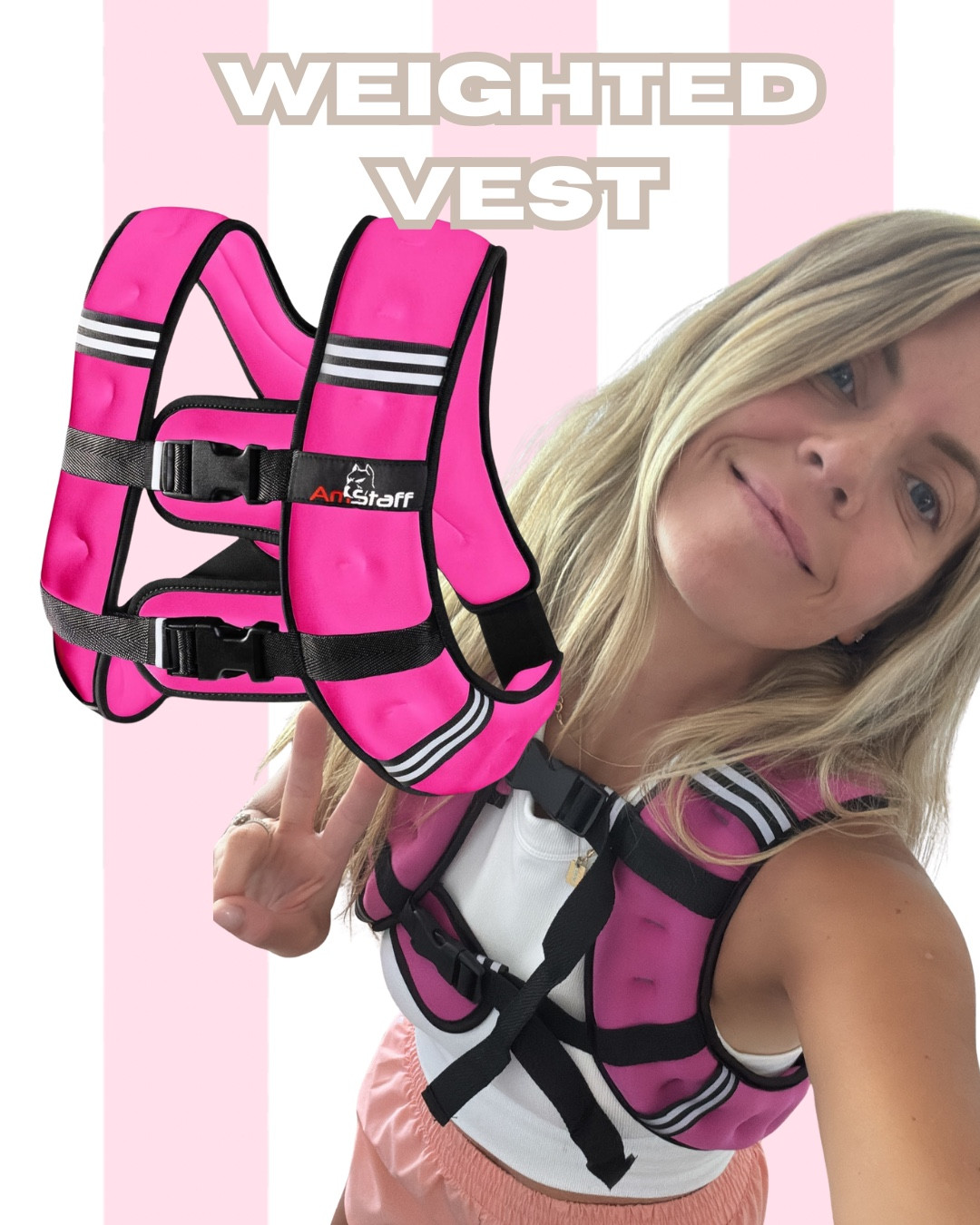 I got the 8 pound vest and it’s a good weight I think! So many great benefits for us women!