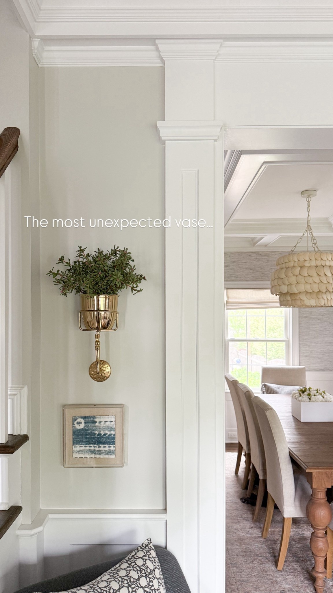 The prettiest most unexpected way to display greenery in your home: this brass wall vase is so pretty!!!

#LTKSeasonal #LTKHome #LTKdayinmylife