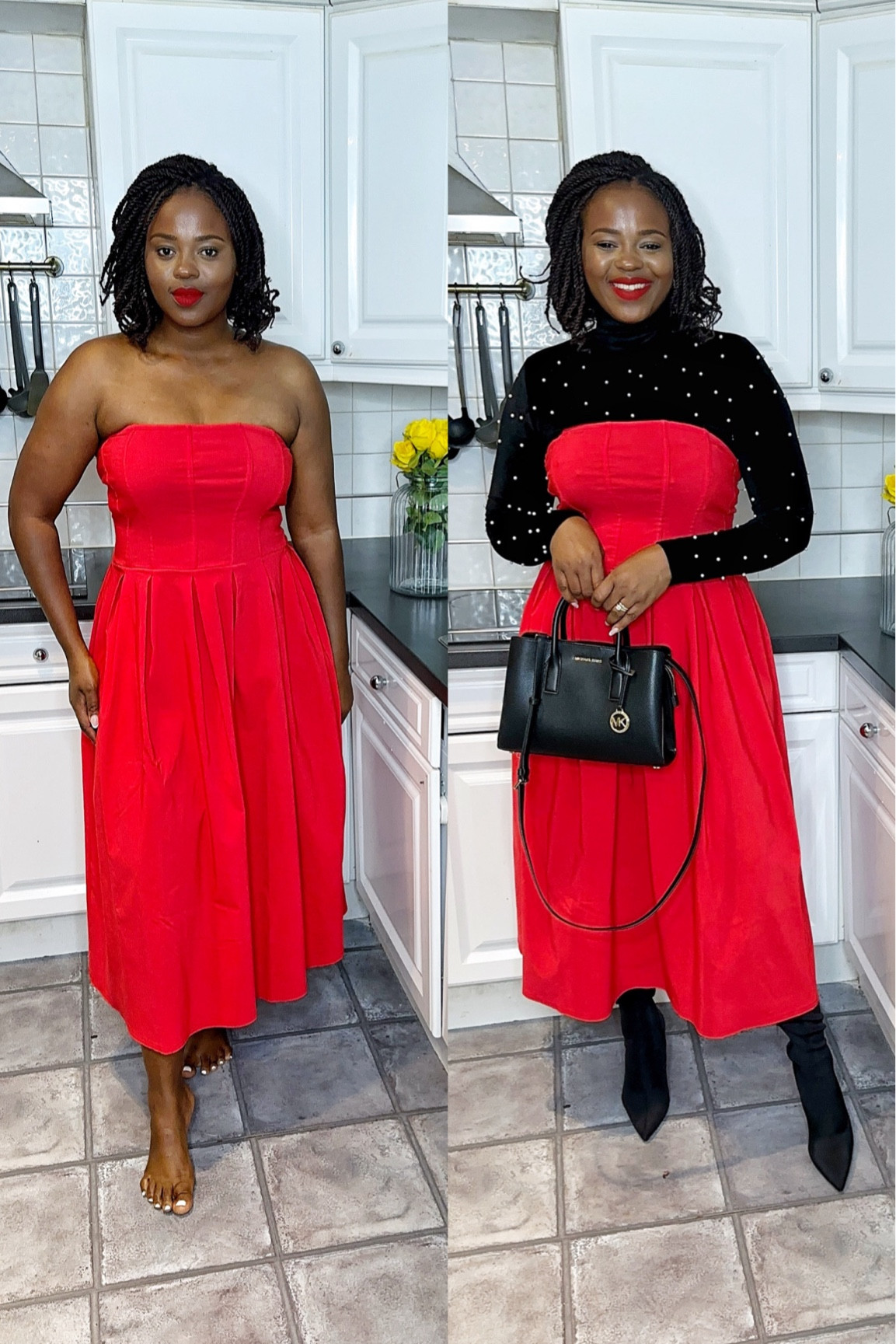 Transitioning fashion style. Dress from Boohoo 

#LTKstyletip #AugustBrandSpotlight #LTKautumn