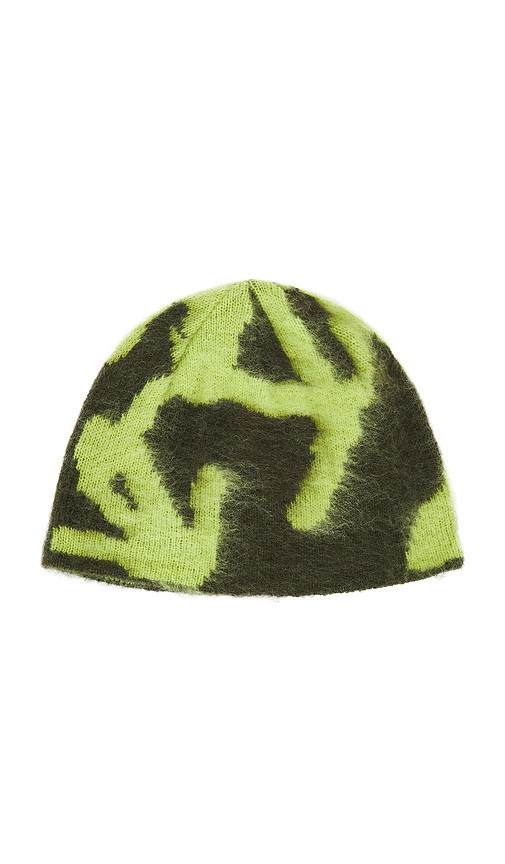Gramicci Mohair Burly Runningman Beanie in Green. | Revolve Clothing (Global)