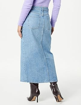 The Drop Women's Dixon Denim Column Skirt | Amazon (US)