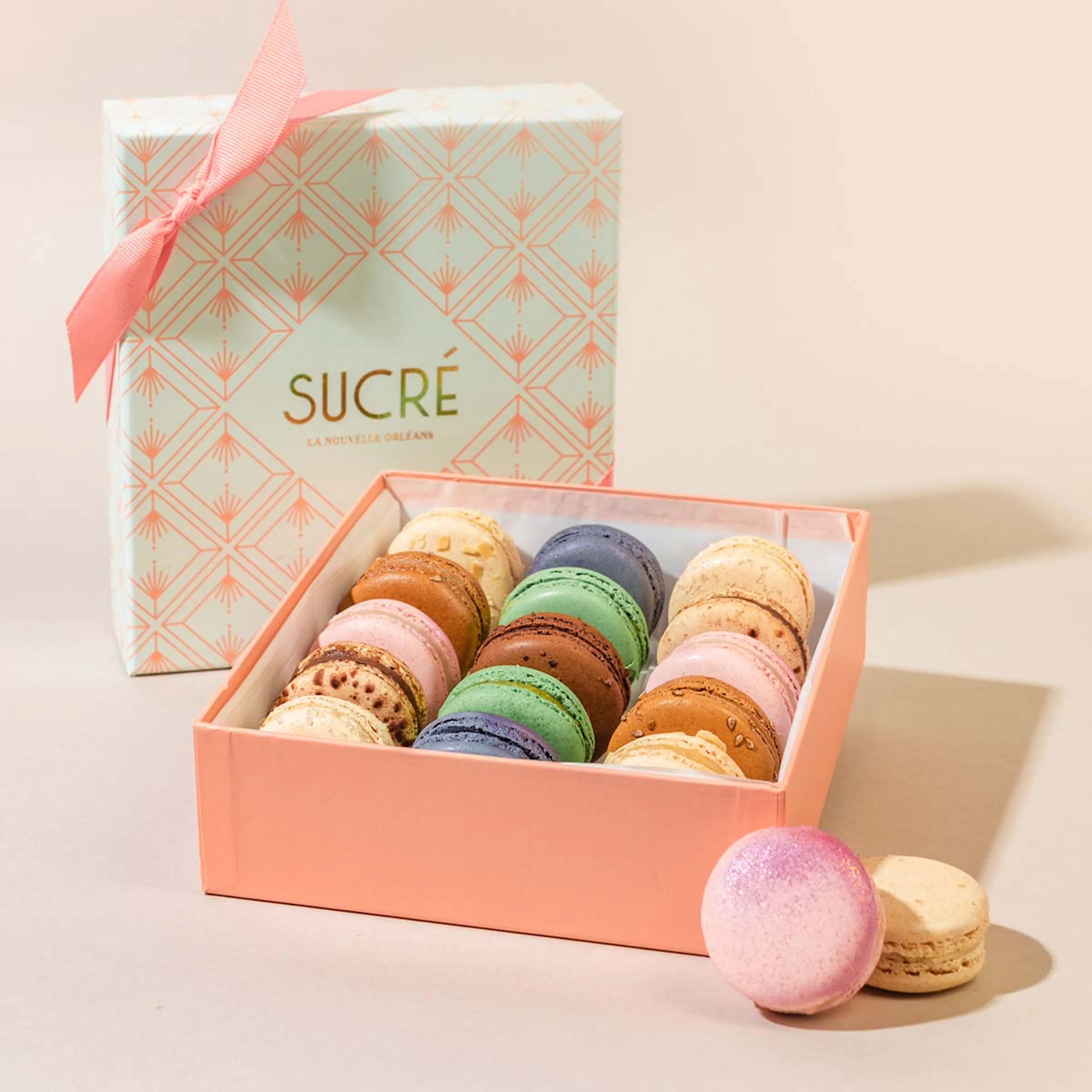 Signature Macarons - Box of 15 by Sucré | Goldbelly | Goldbelly