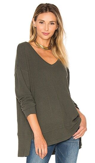 cupcakes and cashmere Fran Sweater in Spruce Green | Revolve Clothing