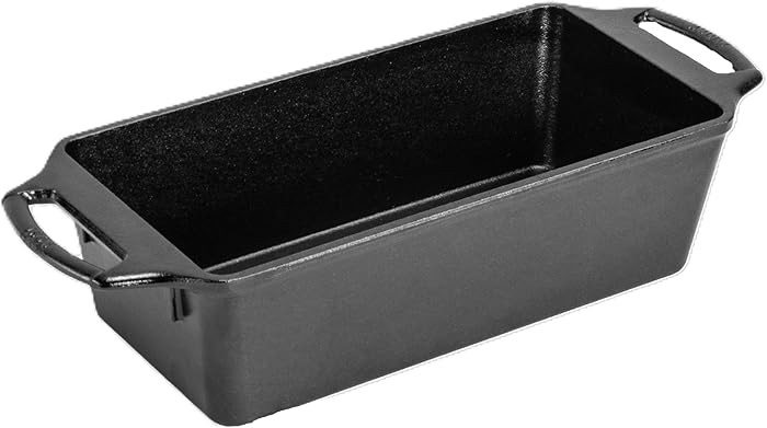 Lodge Cast Iron Loaf Pan - 10 x 5.37 Inch PFAS-Free Bread Baking Pan - Naturally Seasoned Cast Ir... | Amazon (US)