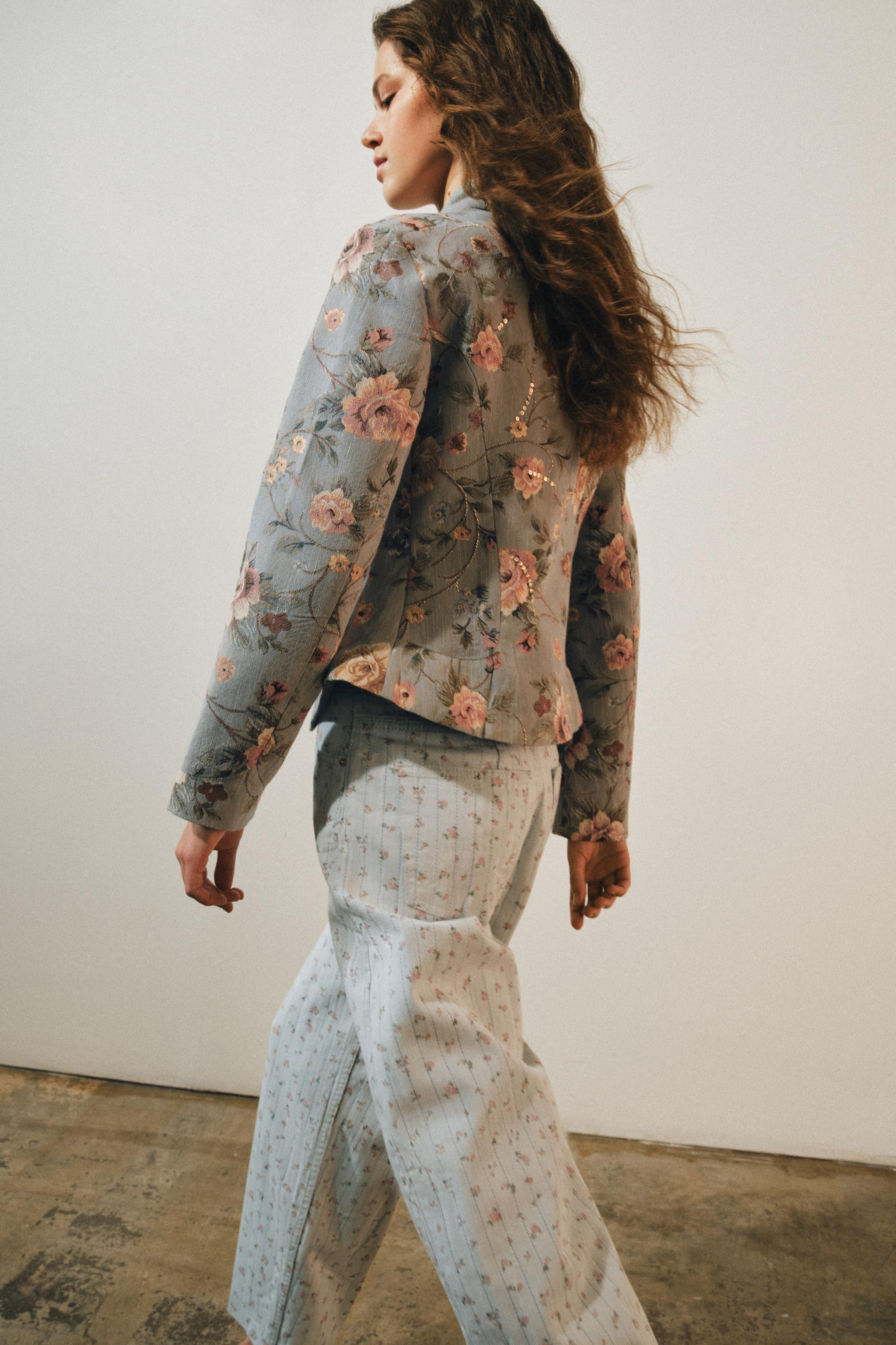 ZW COLLECTION JACQUARD BLAZER | Zara US
