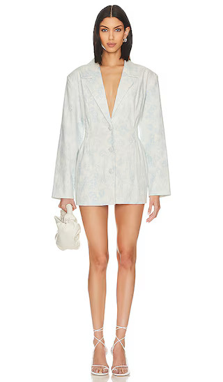 Chantal Blazer Dress in Blue | Revolve Clothing (Global)