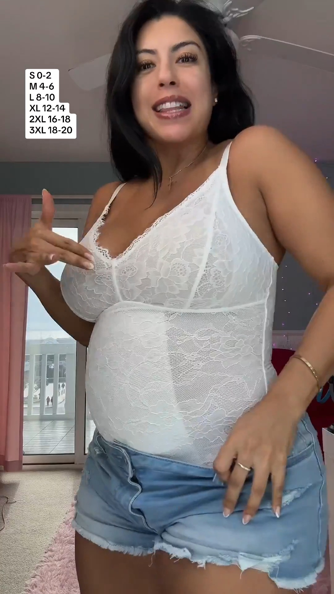 This white lace bodysuit is a pregnancy glow-up secret! ✨ Sexy, comfy and yes, it stretches with your baby bump 🤍

Size: XL

#LTKBump #LTKPlusSize #LTKMidsize